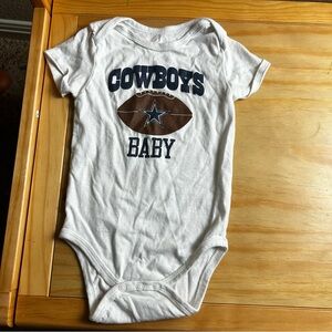 Dallas Cowboys Unisex One Piece Sz 12mo